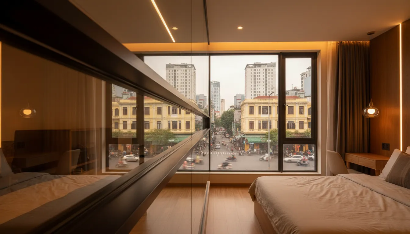 Kính Cách Âm: Giải Pháp Giảm 70% Tiếng Ồn Từ Đường Phố