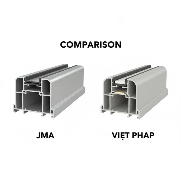 So Sánh Nhôm JMA Và Việt Pháp: Nên Chọn Loại Nào?